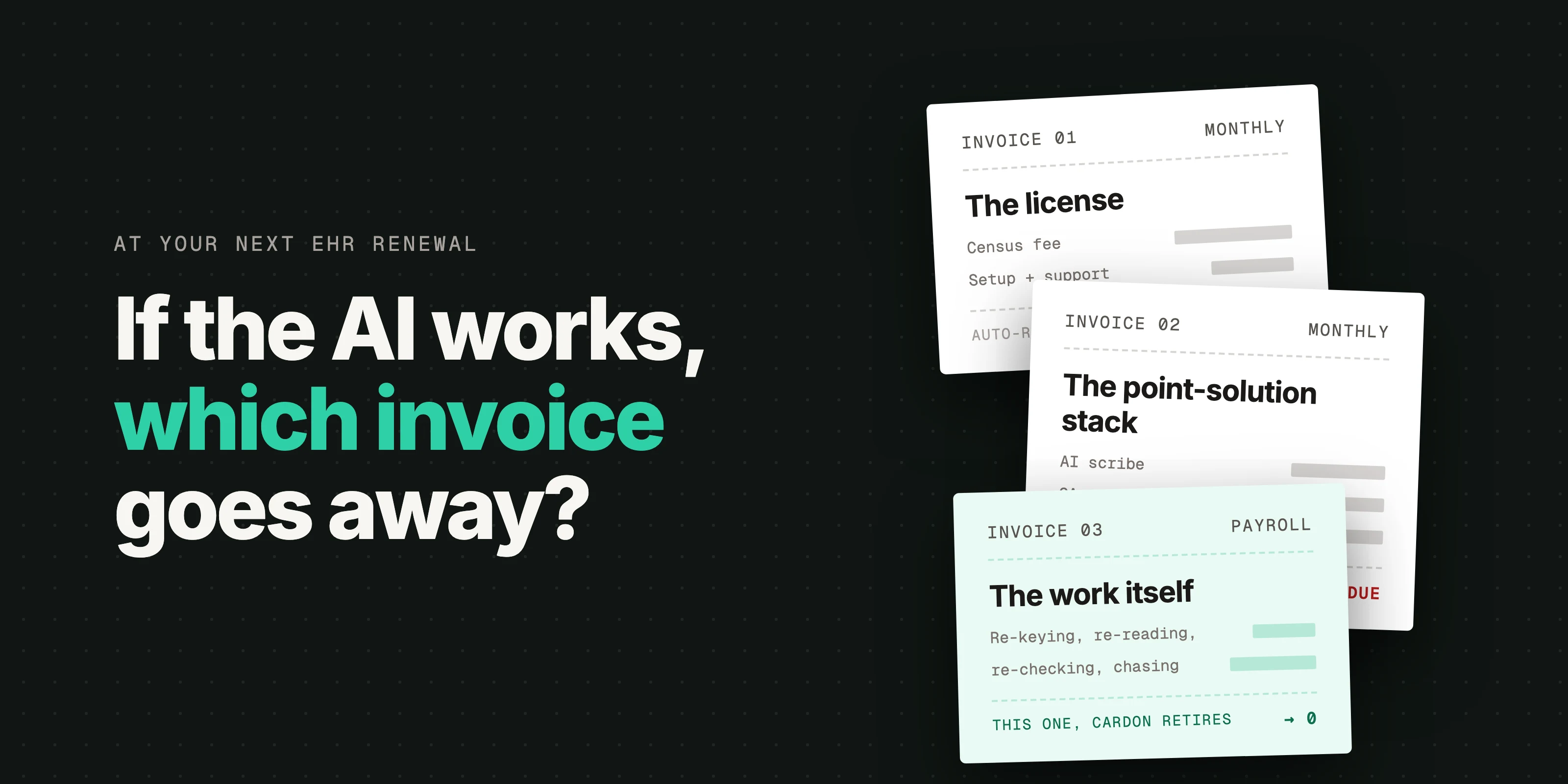 AI won't save your EHR. So we're building a new one.